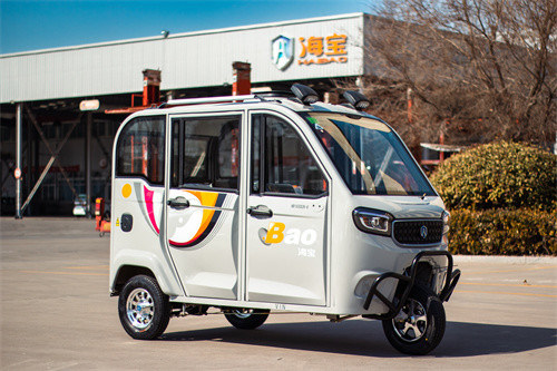 3 People Electric Passenger Tricycle Road Legal Fully Enclosed Electric Tricycle